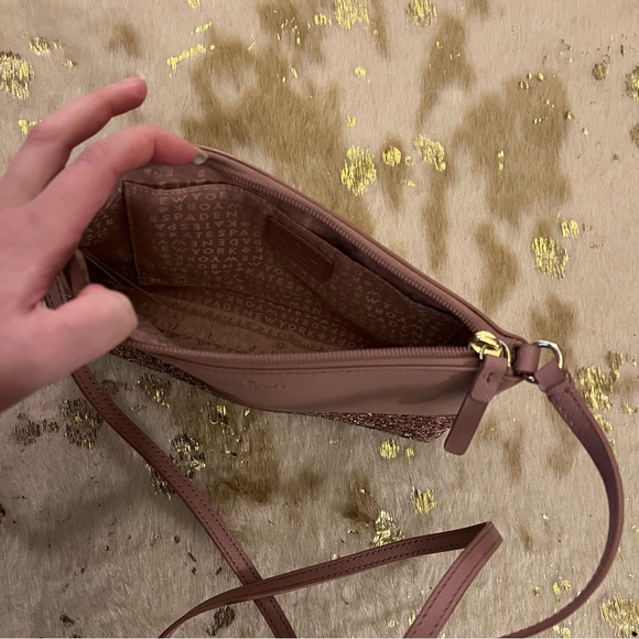 Kate Spade Greta Court Ramey Crossbody in Dusty Peony Pink - Picture 5 of 7